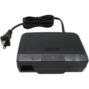 USonline911 AC Adapter Power Supply Video Game Console Cord Cable Replacement Compatible with Nintendo 64 N64 Charge