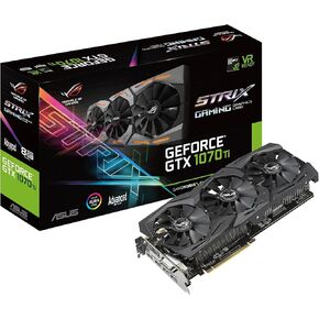 ASUS ROG Strix GeForce GTX 1070 Ti 8GB GDDR5 Advanced Edition VR Ready DP HDMI DVI Gaming Graphics Card (ROG-STRIX-GTX1070TI-A8G-GAMING) (Renewed)