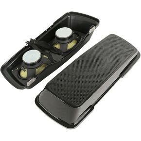TCMT 6X9" Saddlebag Speaker Lids Fits For Harley Touring CVO Road King Road Glide Electra Glide Street Glide Ultra Classic 1993-2013 (Stype C, Dual 6"x 9" speaker)