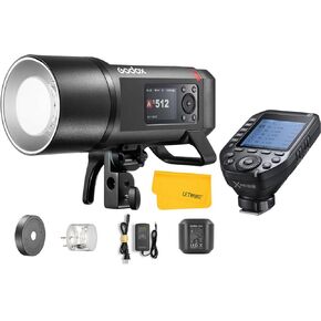GODOX AD600 Pro II AD600Pro II Outdoor Flash Strobe, 2.4G TTL Studio Flash HSS 1/8000s, 40W Bi-Color Modeling Light, Lithium Battery, with Godox XProII-N Wireless Flash Trigger for Nikon Cameras