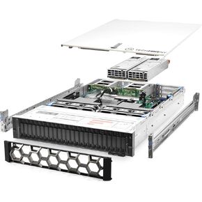 TechMikeNY Server 2.10Ghz 48-Core 1.0TB RAM 46.9TB Storage Rails PowerEdge R740xd NVMe (Renewed)