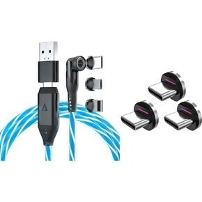 Statik GloBright 360 Pro Charging Cable (6FT) & Universal Connector Tips