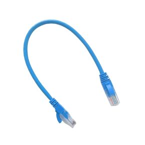 Cat 5e Utp Patch Cord مع Boot ، 1 قدم ، كابل Ethernet الأزرق - موثوق به للشبكات السريعة واتصالات الإنترنت