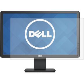 Screen Protector (Set of 2) for Dell 22" Computer Monitor Aspect Ratio 16:9 [Non Touch] Anti Glare Anti Scratch Filter Radiation Microfiber Cloth