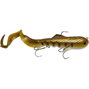 Mag Super-D Swimbait - Realistic Fishing Lures for Bass, Musky, Walleye, Crappie, and More - Fishing Gifts for Men - 8oz 12" (18" w/Tail) Swim Baits, Bass Lures (Teaz N’ Walleye)