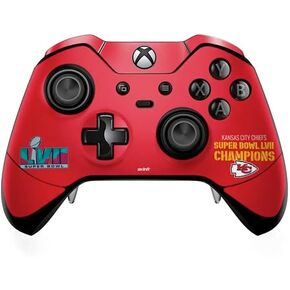 Skinit Decal Gaming Skin Compatible with Xbox One Elite Controller - Officially Licensed NFL Kansas City Chiefs Super Bowl LVII Champions Design