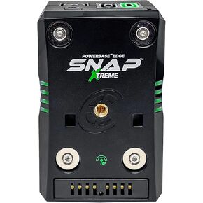 Core SWX Powerbase Edge Snap Xtreme – 98Wh Hot-Swappable Stackable Battery with Snap Lock, Dual PD Pro Outputs, USB-C PD Fast Charging, RGB LED Status, and Voltbridge iD Smart Monitoring – V-Mount