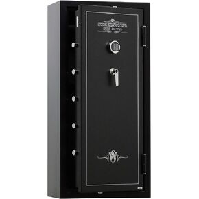 STEELWATER GUN SAFES New Improved E.M.P Proof, 20 Long Gun, 60 MInute Fire Protection, Auto LED LIghting, Dehumidifier, and Door Organizer kit, for Rifles, Pistols, and other valuables. AMEGS5928-EMP