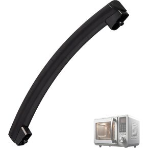 WB15X24435 مقبض باب ميكروويف (أسود) ، متوافق مع استبدال مقبض الميكروويف GE لـ AP5957851 ، PS10065137 ، EAP10065137 ، WB15X10216-FITS HVM1540LM2CS ، JVM2010DS1WW ، JVM1810DS1BB