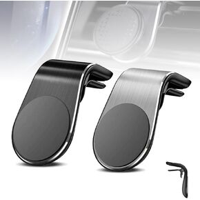 Joyeloo Phone Holder, Joyeloo Magnetic Phone Holder for Car, L-Shaped 360° Rotating Car, Portable Strong Magnetic, Suitable for Any Smartphone (Black)