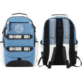 Fantastic Four Team Logo 17.5" Blue Adult Backpack