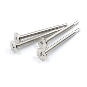 4 PCS DE60-20066A Microwave Mounting Flat Bolt, Universal Microwave Mounting Kit Replacement Screws