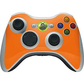Skinit Decal Gaming Skin Compatible with Xbox 360 Wireless Controller - Originally Designed Orange Design