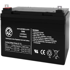 AJC Battery Compatible with Leoch DJW12-33 12V 35Ah UPS Battery