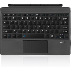 FERRISA Wireless Bluetooth Keyboard, Surface Pro 7/Pro 6/Pro 5/Pro 4/Pro 3 Type Cover with Touchpad, Strong Magnetic Surface Pro Wireless Keyboard for Microsoft Surface Pro 7, Ultra-Slim, Long Life