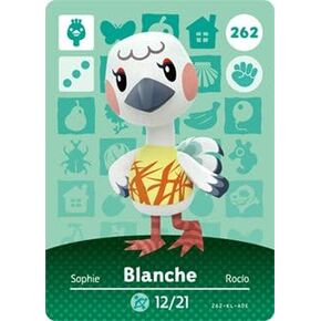 Blanche - Nintendo Animal Crossing Happy Home Designer Amiibo Card - 262
