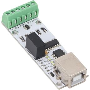 Bewinner USB to TTL Module Serial Converter Adapter Module for FT232 Chip, USB to TTL Serial Converter Adapter with Indicators Function Pins