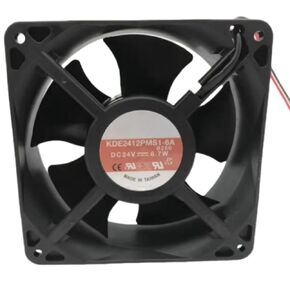 KDE2412PMS1-6A Fan 12CM for 24V 6.7W 12038 120X120X38MM 2-Wire Cooling Fan