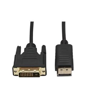 1.8m DP Displayport to DVI Converter Adapter Cable HD 1080P DP to DVI 24+1 Converter Cable for M>oni>tor Projector Comptuer HDTV