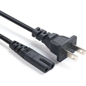AC Power Cord Replacement for PS5/PS4/PS3 Slim/Super Slim, Xbox Series X/S & One X/S, PlayStation 5/4/3 Console Power Cable(6.6FT)