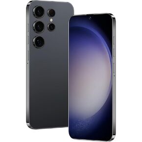 S23 Ultra Unlocked Cell Phone 4G Dual SIM Android Phone 8GB+256GB Unlocked Android Phone,7" HD+ Display,50MP+24MP Camera,6800mAh, 2025 Android Smart Phone (Titanium Black)