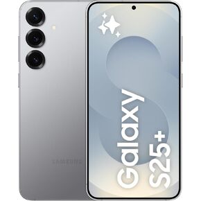 SAMSUNG Galaxy S25+ Plus with AI | 256GB, 12GB RAM | 6.7" Dynamic AMOLED 2X, 120Hz Display, 50MP 8K Camera | Fully Unlocked for US & Global | with 25W Super Fast Charger | Silver (Renewed)