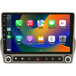 Car Radio for Chevrolet Camaro 2010 2011 2012 2013 2014 2015 Radio Replacement Upgrade with Wireless Carplay Android Auto 9 Inch Touch Screen DSP SWC AHD Backup Camera DSP GPS Navigation Head Unit
