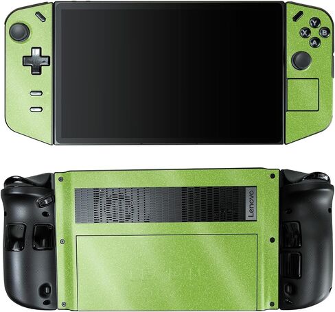 ألعاب الجلد متوافقة مع Lenovo Legion Go - Solid Lime Green - Premium 3M Vinyl Protction Wrap Cover - من السهل تطبيق | مصنوع في الولايات المتحدة الأمريكية من قبل Mayyskins in Kuwait