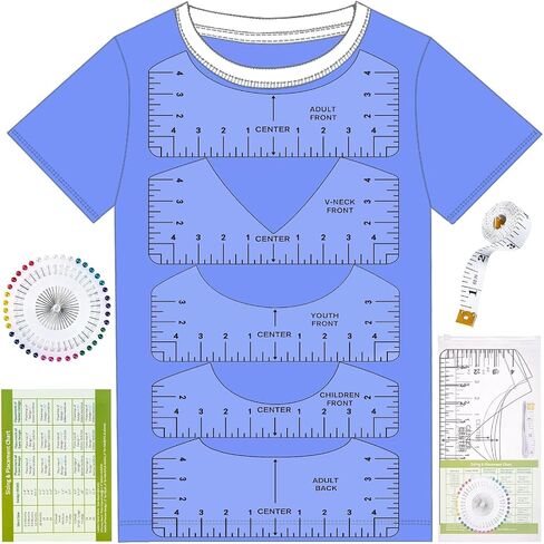 18Pcs Sublimation Accessories, Tshirt Ruler Guide Vinyl Alignment Tool, Heat Press Accessories, Teflon Sheet Non Stick 16x20", Heat Resistant Tape 0.4"x108ft, PVC T Shirt Rulers to Center Designs in Saudi Arabia