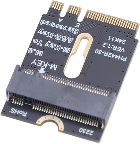 VBESTLIFE M.2 NVME SSD ADAPTER ، M.2 A و E WIFI Interface Reversed M KEY NVME SSD Support 2230 2240 2260 2280 M.2 أحجام البطاقة ، PCIE 4.0 in Kuwait