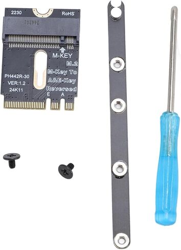 VBESTLIFE M.2 NVME SSD ADAPTER ، M.2 A و E WIFI Interface Reversed M KEY NVME SSD Support 2230 2240 2260 2280 M.2 أحجام البطاقة ، PCIE 4.0 in Kuwait