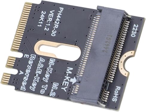 VBESTLIFE M.2 NVME SSD ADAPTER ، M.2 A و E WIFI Interface Reversed M KEY NVME SSD Support 2230 2240 2260 2280 M.2 أحجام البطاقة ، PCIE 4.0 in Kuwait