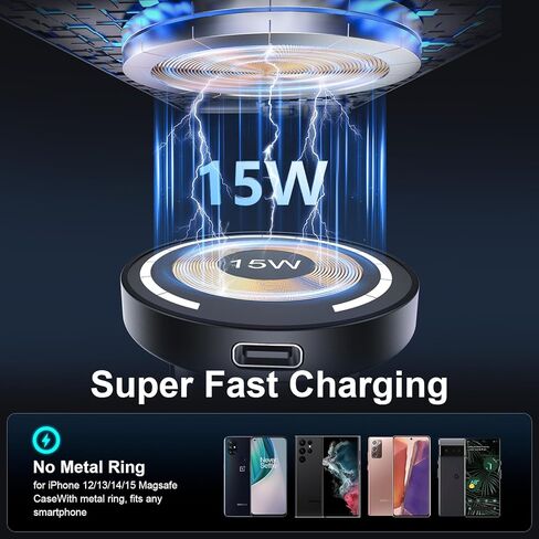 بالنسبة إلى حامل سيارة Magsafe ، 17 مغناطيسًا قويًا للغاية ، حامل هاتف مغناطيسي 360 درجة للوحة القيادة ، متوافق مع Iphone 15/14/13 Pro Max/Plus/Mini و Magsafe Cases in Kuwait