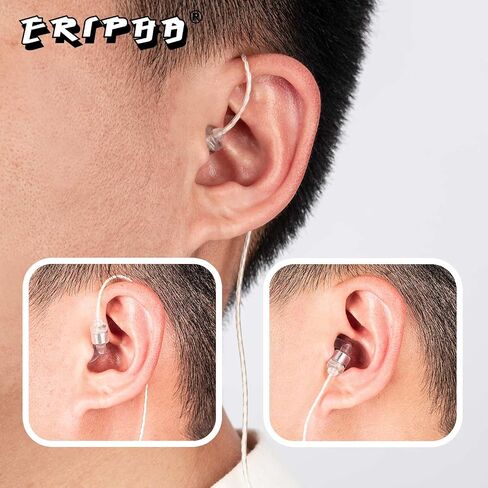 Tubeless Covert Security FBI Police 3.5mm /1 Pin L-Type Listen Only Earpiece Headset for Remote Speaker Mic Motorola Kenwood Two Way Radio (23 Inches) in Saudi Arabia