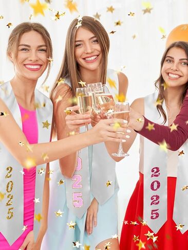 فئة التخرج لعام 2024 - وشاح التخرج الفارغ سهل التخصيص للبالغين من الجنسين، بطول 72 بوصة in Kuwait