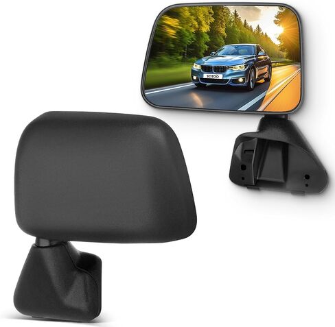 SCITOO Side View Mirror a Pair of Mirrors Door Mirror fit for 1987-1989 for Toyota 4Runner 1987-1995 for Toyota Pickup Black Manual Folding Manual Adjustment TO1321109 RM72004-111 in Saudi Arabia