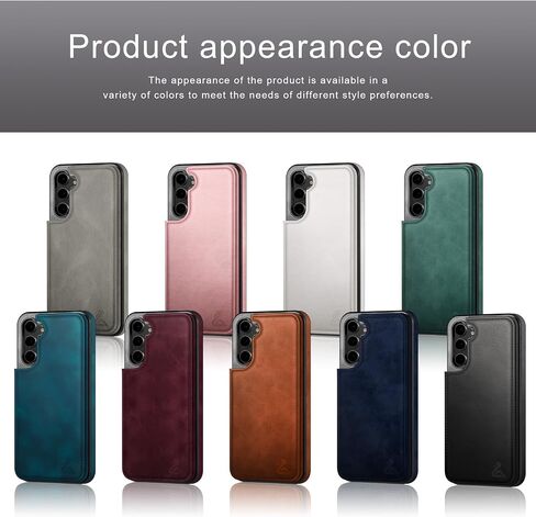 تم تصميمه لسيارات Samsung Galaxy S23 Plus مع حامل البطاقة ، [غطاء القفل المغناطيسي] in Kuwait