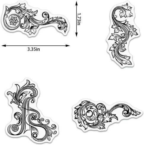 Mountain Clear Stamps for Card Making Decorative Peaks Scenery Background Clear Stamp Mountains Transparent Silicone Stamps for DIY Scrapbooking Supplies Embossing Paper Card Album Decoration Craft in Saudi Arabia