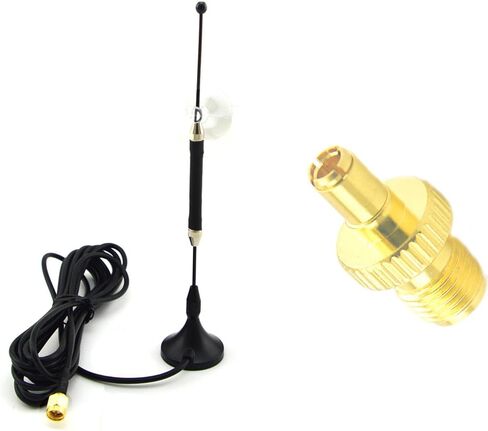 10dBi Gain 4G Antenna Booster 4G LTE SMA Antenna 862Mhz-2700Mhz with 3M RG174 Cable (Antenna with SMA Male to Female RG316 Cable) in Saudi Arabia