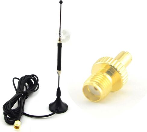 10dBi Gain 4G Antenna Booster 4G LTE SMA Antenna 862Mhz-2700Mhz with 3M RG174 Cable (Antenna with SMA Male to Female RG316 Cable) in Saudi Arabia