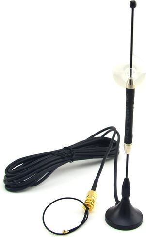 10dBi Gain 4G Antenna Booster 4G LTE SMA Antenna 862Mhz-2700Mhz with 3M RG174 Cable (Antenna with SMA Male to Female RG316 Cable) in Saudi Arabia