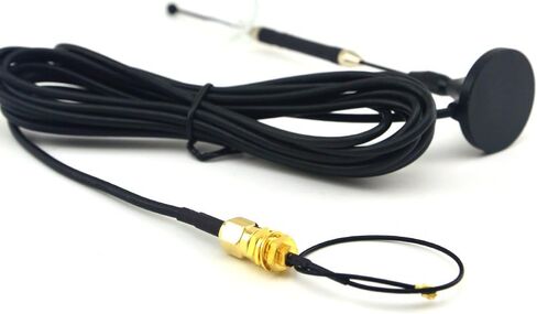 10dBi Gain 4G Antenna Booster 4G LTE SMA Antenna 862Mhz-2700Mhz with 3M RG174 Cable (Antenna with SMA Male to Female RG316 Cable) in Saudi Arabia