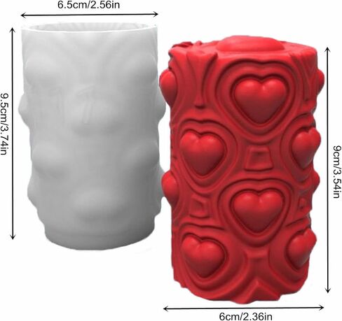 3D Cylindrical Wave Spiral Candle Silicone Mold Irregular Geometric Pillar Swirl Candle Soap Mold Fondant Chocolate Cake Baking Mould Plaster Clay Resin Epoxy Mold in Saudi Arabia