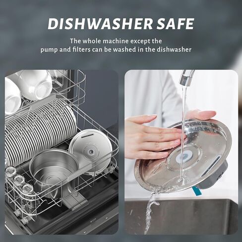 DOOOB Cat Water Fountain,3.2L/108OZ Square Stainless Steel Pet Water Dispenser Metal Dog Drinking Fountains Water Bowl with 3 Replacement Filters Ultra-Quiet Pump and Waterproof Food Mats in Kuwait