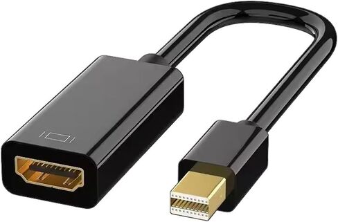 Hannord DisplayPort إلى محول محول متوافق مع HDMI 4K 2K 1080p لـ Air Pro Surface TV M> Oni> Tor Projector in Kuwait