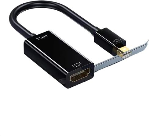 Hannord DisplayPort إلى محول محول متوافق مع HDMI 4K 2K 1080p لـ Air Pro Surface TV M> Oni> Tor Projector in Kuwait