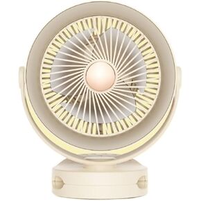 AJMIPO Large Wind Force Clip Fan USB Charging Portable Desktop Small Fan Student Dormitory (W,A)