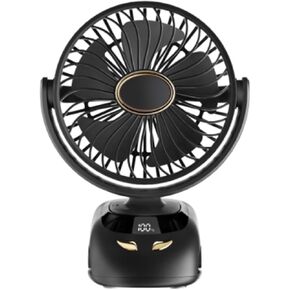 AJMIPO Clip Fan Usb Mini Portable Charging Small Fan Desktop Student Dormitory (Blue,23 * 17 * 9cm)