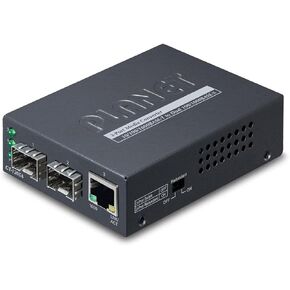 GT-1205A 3-Port Gigabit SFP Media Converter (1 TP, 2 SFP)