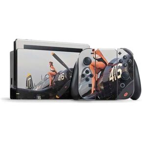 Skinit Decal Gaming Skin Compatible with Nintendo Switch Bundle - Military Strong Design
